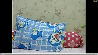 b. 96 plays at hand vagina, shows ass and tits